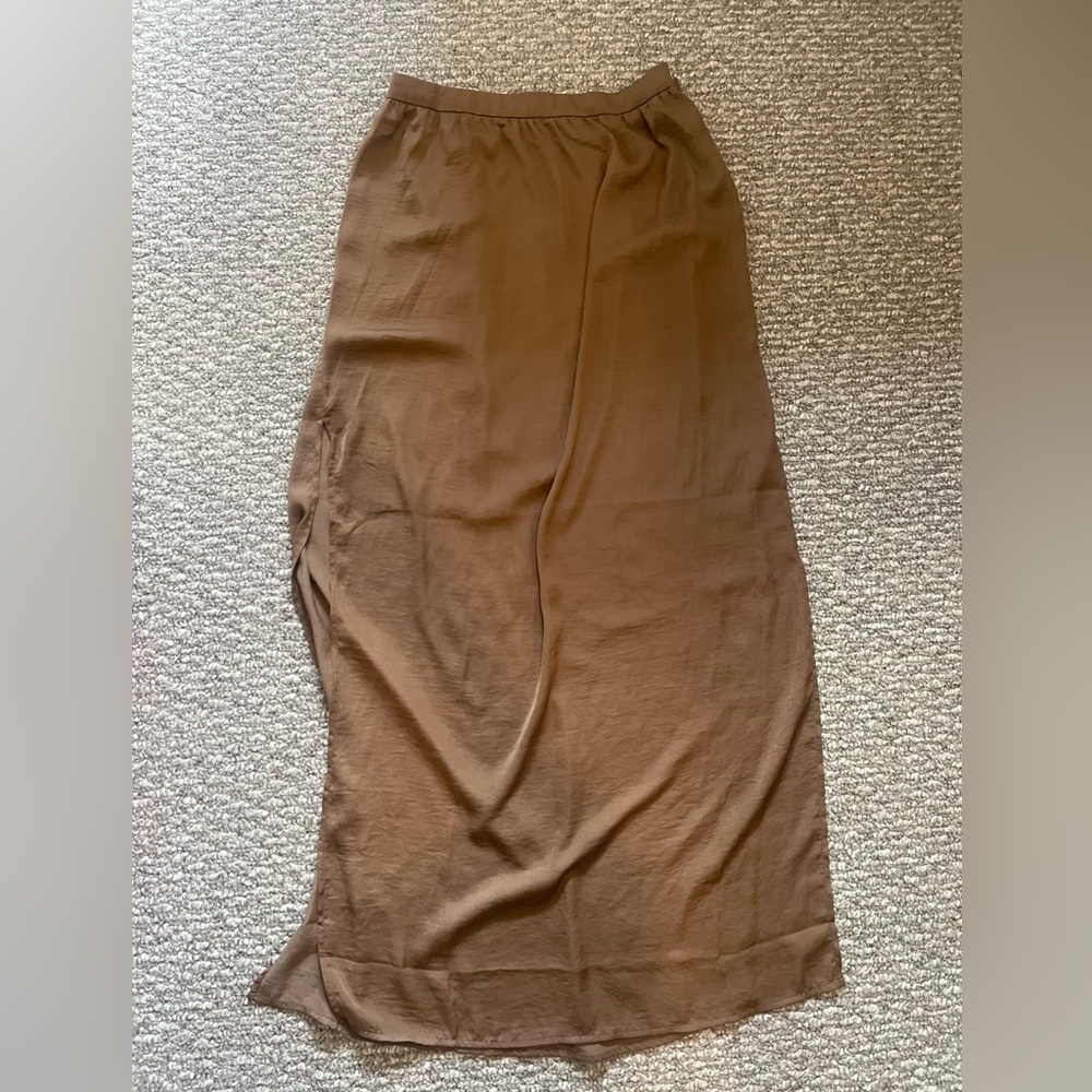 Forever 21 Brown Midi Skirt
